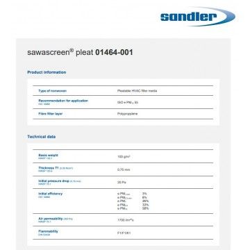 VERSO R 3000/4000 H/V/U, VERSO CF 3500 H/V/U M5+M5 Filter set (Standard) CleanFilter - 2